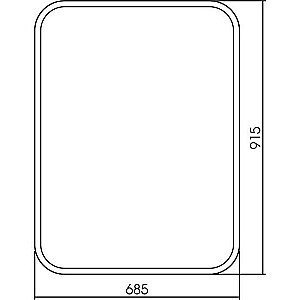 Зеркало Mixline Стив 547318 69 в ванную от интернет-магазине сантехники Sanbest