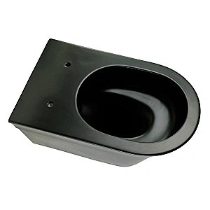 Унитаз подвесной Migliore MONACO 32063, черный матовый, безободковый купить в интернет-магазине Sanbest