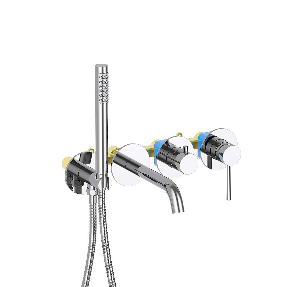 Смеситель для ванны Aquatek Европа AQ1344CR хром купить в интернет-магазине сантехники Sanbest