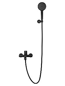 Смеситель для ванны с душем WONZON & WOGHAND TOR, Черный матовый (WW-88037073-MB) купить в интернет-магазине сантехники Sanbest