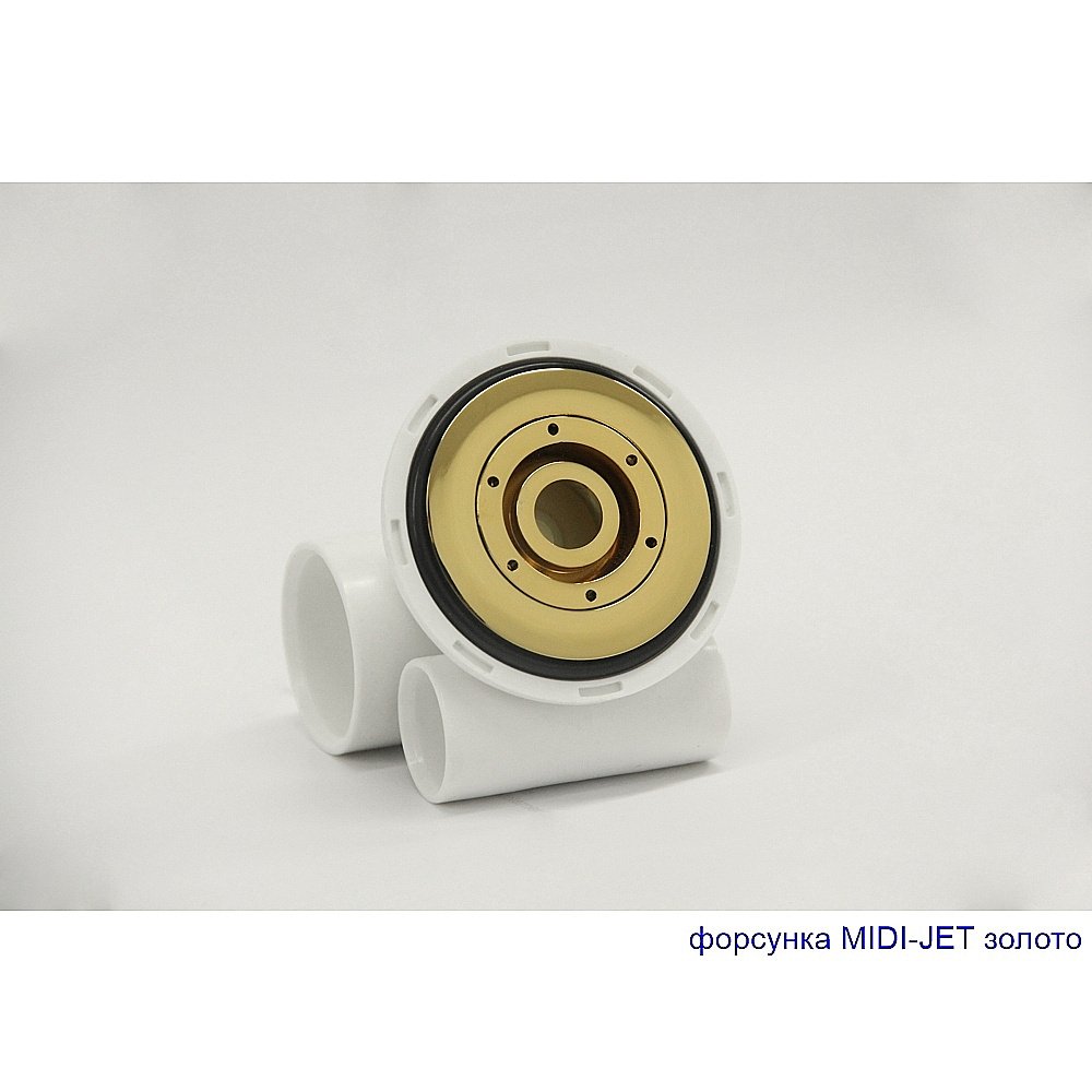 Ванна с гидромассажем WhiteCross WAVE SOFT 170x75 белая/золото купить в интернет-магазине Sanbest