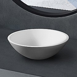 Раковина накладная ABBER Stein AS2608 белая матовая купить в интернет-магазине Sanbest