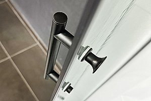 Душевая кабина Royal Bath RB90HK1-M-BL Practic 90х90 стекло матовое/профиль черный купить в интернет-магазине Sanbest