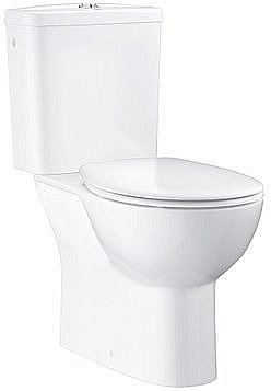 Унитаз-компакт Grohe Bau Ceramic 39346000 безободковый, с бачком, с крышкой микролифт купить в интернет-магазине Sanbest