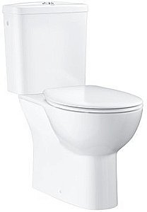 Унитаз-компакт Grohe Bau Ceramic 39346000 безободковый, с бачком, с крышкой микролифт купить в интернет-магазине Sanbest