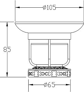 Мыльница Zorg Antic AZR 23 SL купить в интернет-магазине сантехники Sanbest