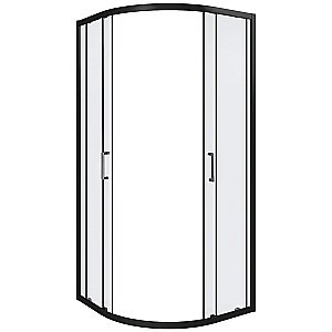 Душевой уголок Good Door Cube 80х80 КУ00016 стекло прозрачное/профиль черный матовый купить в интернет-магазине Sanbest