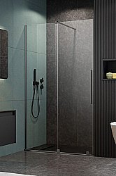Душевая дверь Radaway Furo Brushed GunMetal DWJ 120 стекло прозраное/профиль брашированная оружейная сталь купить в интернет-магазине Sanbest