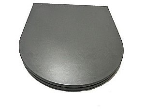 Унитаз подвесной Ceramalux 2197MG серый матовый, безободковый, с крышкой микролифт купить в интернет-магазине Sanbest