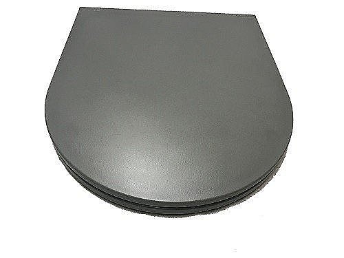 Унитаз подвесной Ceramalux 2197MG серый матовый, безободковый, с крышкой микролифт купить в интернет-магазине Sanbest