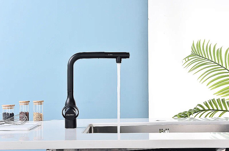 Смеситель для кухни Paulmark Urban Ur213104-AN антрацит купить в интернет-магазине сантехники Sanbest