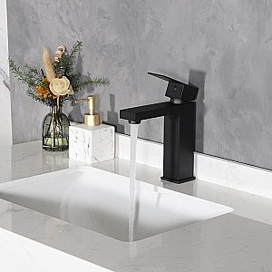 Смеситель для раковины Gid Anchel SS979-BM-K черный матовый купить в интернет-магазине сантехники Sanbest