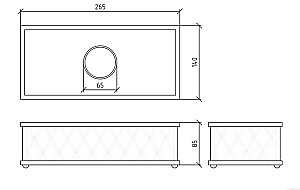 Салфетница Boheme Crystal 10232 купить в интернет-магазине сантехники Sanbest