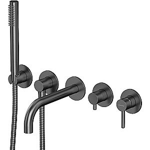 Смеситель для ванны WhiteCross Y Y1240GM оружейная сталь купить в интернет-магазине сантехники Sanbest