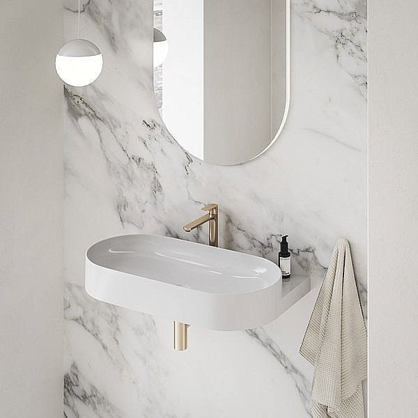 Смеситель для раковины Ravak Eleganta X070388 розовое золото купить в интернет-магазине сантехники Sanbest