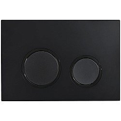 Кнопка для инсталляции Veconi Flush FLV11-B черная матовая купить в интернет-магазине сантехники Sanbest