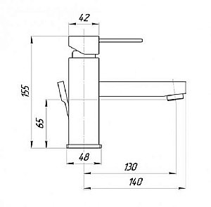 Смеситель для раковины Migliore Kvant ML.KVT-2713 купить в интернет-магазине сантехники Sanbest