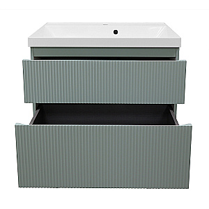 Тумба с раковиной Azario Viola 80/2 CS00097142 фисташковая для ванной в интернет-магазине Sanbest