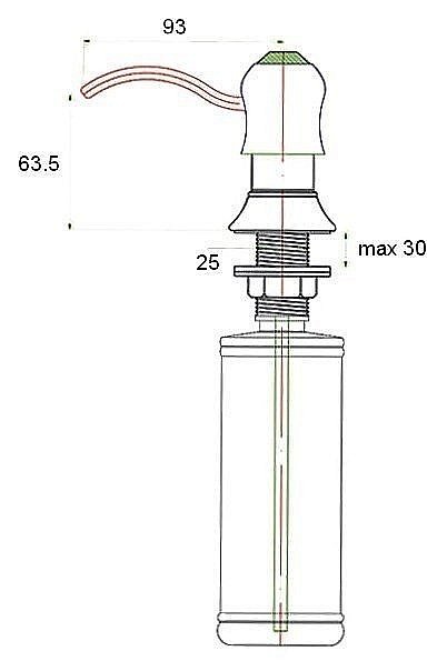 Диспенсер Zorg ZR-26 Хром купить в интернет-магазине сантехники Sanbest