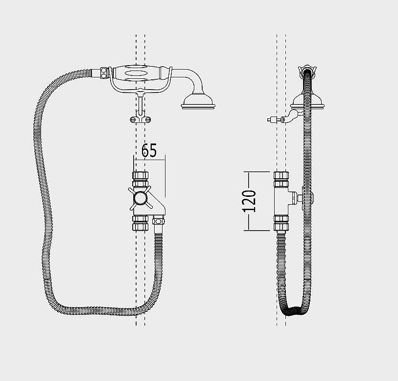 Душевая гарнитура Devon&Devon Doccia купить в интернет-магазине сантехники Sanbest