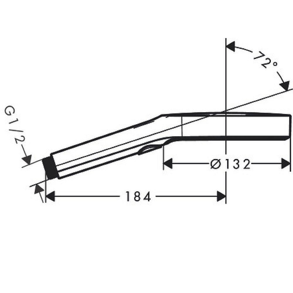 Душевая лейка Hansgrohe Rainfinity 26864140 бронза купить в интернет-магазине сантехники Sanbest