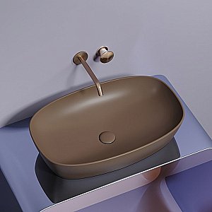 Раковина Ceramica Nova Element 60 CN6049MDB темно-коричневая матовая купить в интернет-магазине Sanbest