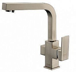 Смеситель для кухни Zorg Sanitary ZR 311 YF Никель купить в интернет-магазине сантехники Sanbest