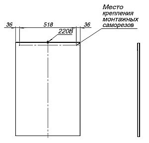 Зеркало Aquanet Lino 253905 60 белый матовый в ванную от интернет-магазине сантехники Sanbest