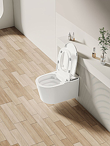 Унитаз-биде подвесной с инсталляцией Allen Brau Smart 4.I1001.20 белый, с крышкой микролифт, слив торнадо купить в интернет-магазине Sanbest