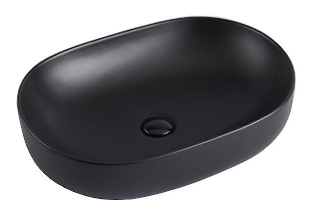 Раковина накладная Gid Lago 60 Bm9026a 53369 черная матовая купить в интернет-магазине Sanbest