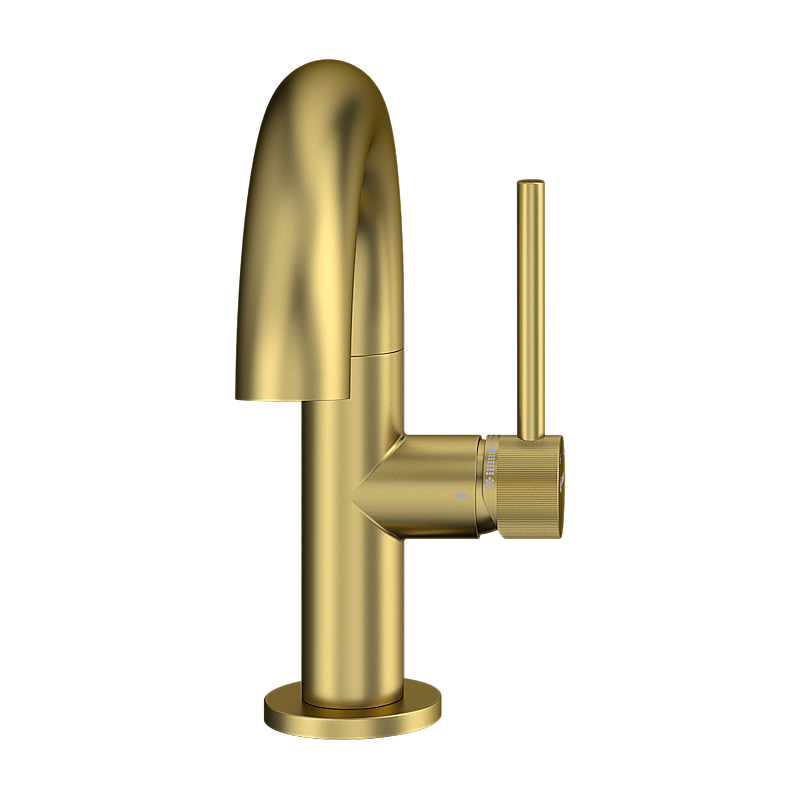 Смеситель для раковины Elghansa RADIANT XQ 1637181-MattGold матовое золото купить в интернет-магазине сантехники Sanbest