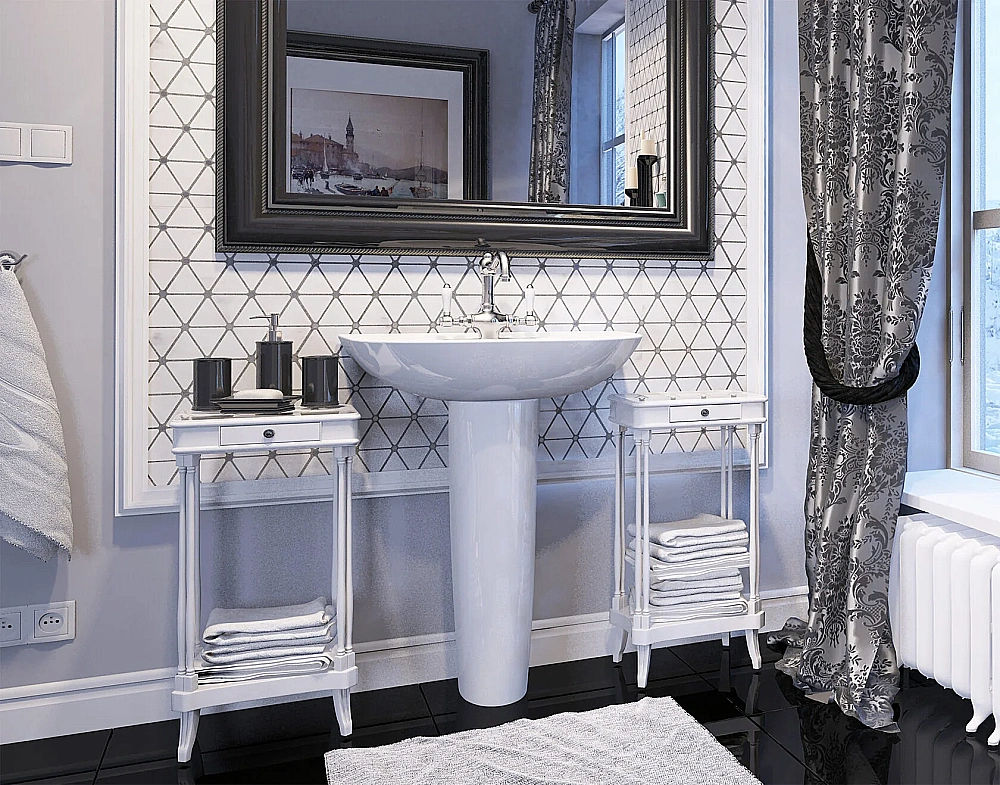 Раковина Sanita luxe Classic 65х48 CLCSLWB01 белая купить в интернет-магазине Sanbest