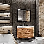 Раковина мебельная Art&Max 80 AM-LAV-800-MR-FА белая купить в интернет-магазине Sanbest