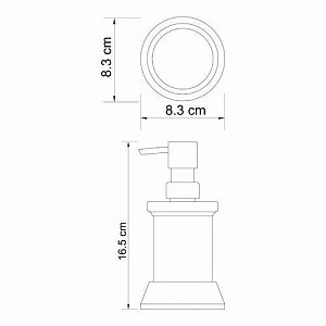 Диспенсер настольный WasserKRAFT Donau K-2499 купить в интернет-магазине сантехники Sanbest