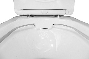 Унитаз напольный Azario Wandy AZ-56D белый, безободковый, с бачком, с крышкой микролифт купить в интернет-магазине Sanbest