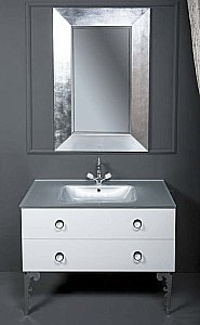 Зеркало Armadi Art Chelsea поталь серебро 80 в ванную от интернет-магазине сантехники Sanbest