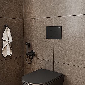 Кнопка для инсталляции D&K Bayern DB1529025.2 черная матовая купить в интернет-магазине сантехники Sanbest