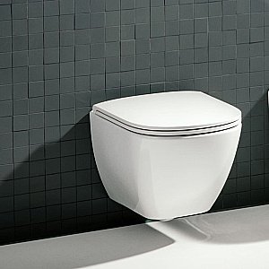 Унитаз подвесной Laufen Lua 8.2008.0.000.000.1 безободковый, белый купить в интернет-магазине Sanbest