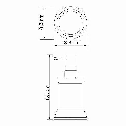 Диспенсер настольный WasserKRAFT Donau K-2499 купить в интернет-магазине сантехники Sanbest
