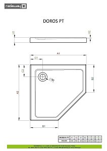 Душевой поддон Radaway Doros PT 90x90 купить в интернет-магазине Sanbest