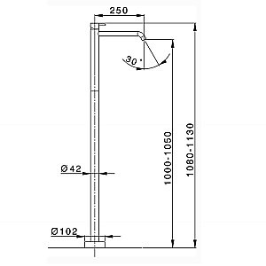 Смеситель для раковины Cisal LESS NEW LN01451021 хром купить в интернет-магазине сантехники Sanbest