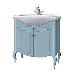Тумба с раковиной Caprigo Verona 33518 80 синяя для ванной в интернет-магазине Sanbest