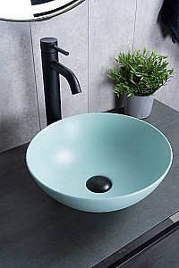 Раковина накладная Gid 9081tifm тиффани матовый купить в интернет-магазине Sanbest