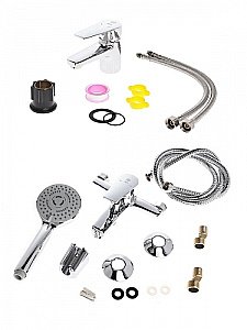 Набор смесителей Orange Loop M26-311cr хром купить в интернет-магазине сантехники Sanbest