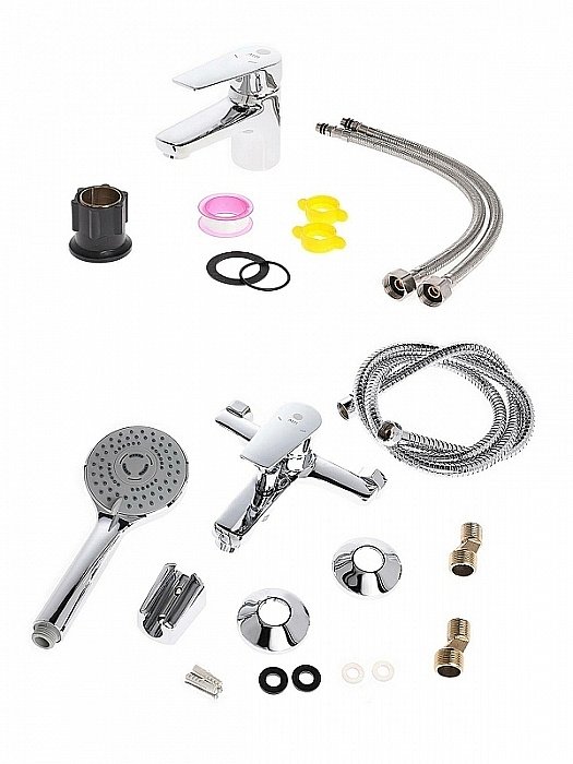 Набор смесителей Orange Loop M26-311cr хром купить в интернет-магазине сантехники Sanbest