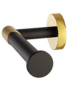 Держатель для туалетной бумаги без крышки WONZON & WOGHAND MAJESTIC WW-9216 черный/золото купить в интернет-магазине сантехники Sanbest