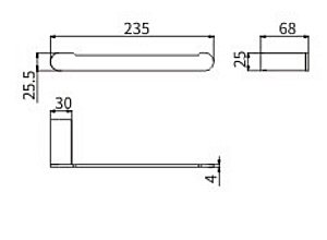 Держатель для туалетной бумаги CeramaLux Florenzia 63106 золото матовое купить в интернет-магазине сантехники Sanbest