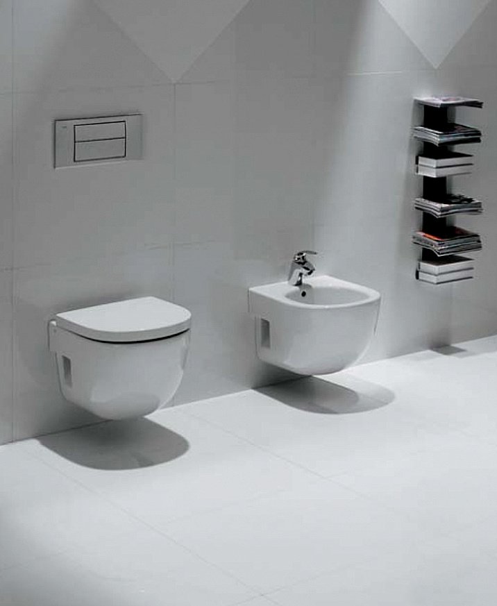 Унитаз подвесной Roca Meridian 893104110 с инсталляцией, с крышкой микролифт купить в интернет-магазине Sanbest