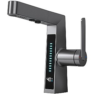 Смеситель для раковины Black&white Sky Day SD3029GM оружейная сталь матовая купить в интернет-магазине сантехники Sanbest