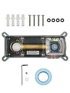 Смеситель для раковины встраиваемый WONZON & WOGHAND FRAME, Хром (WW-88869010-CR) купить в интернет-магазине сантехники Sanbest